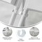 Flash Furniture Lowe White Wide Plastic Ganging Clips, 2PK LE-3-W-WHITE-GANG-GG - alternate 6